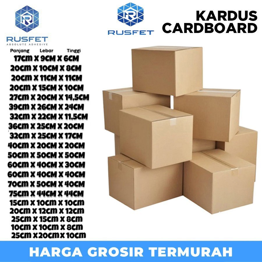 KARDUS PACKING KARTON BOX Dus Kotak Packaging Polos tebal