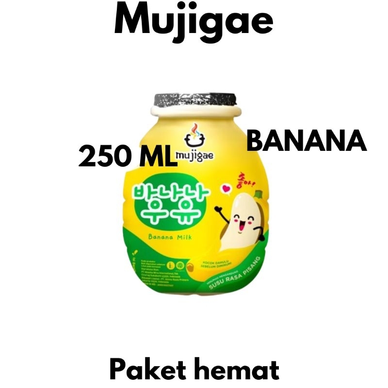 

mujigae banana milk 100% original murah (beli 1 gratis 1)/banana original halal BPOM/mujigae ORIGINAL TERMURAH/banan mujigae viral TERLARIS