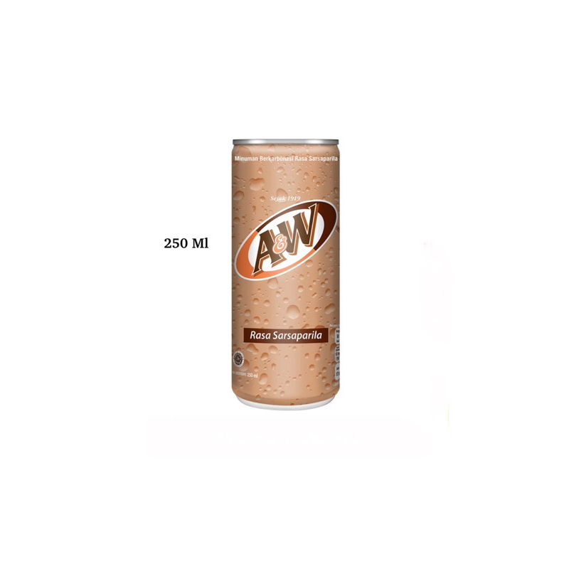 

A&W Minuman Soda Rasa Sarsaparila 250 Ml