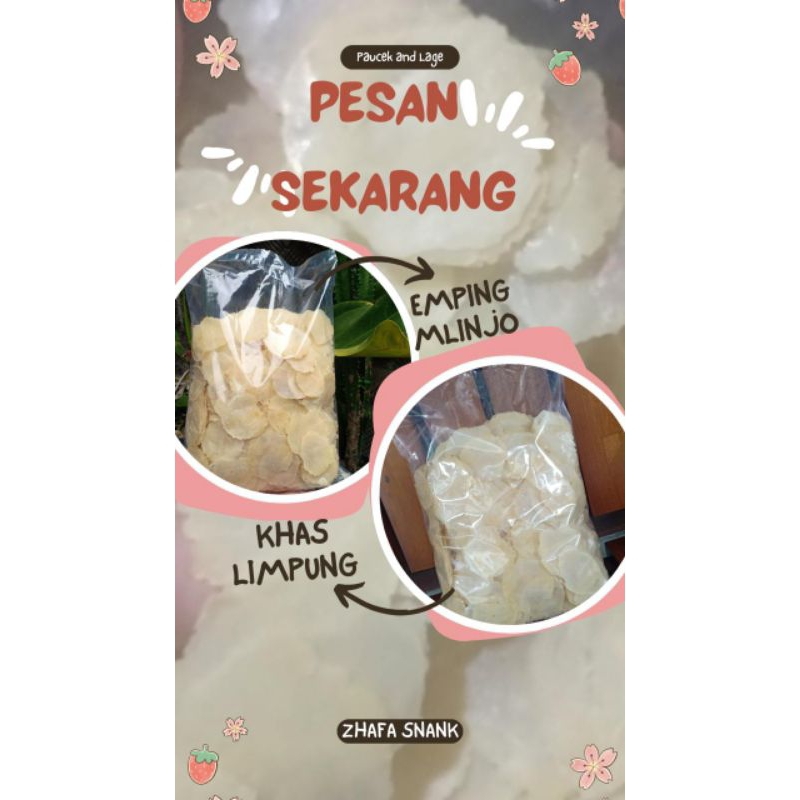 

(1/2kg)emping tipis super kering