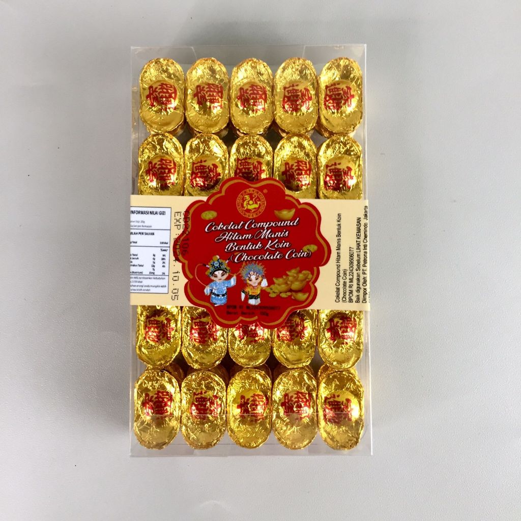 

Coklat Emas Yenbao Box ( Isi 50 ) Bentuk Koin / 210GR