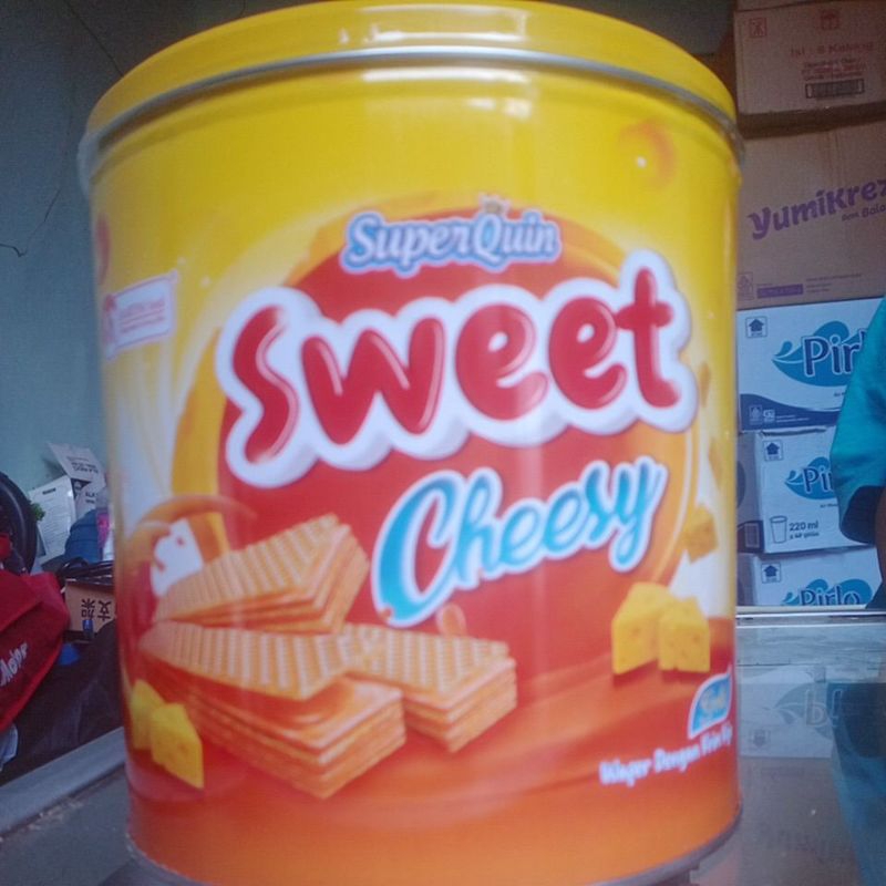 

Superquin wafer sweet cheesy