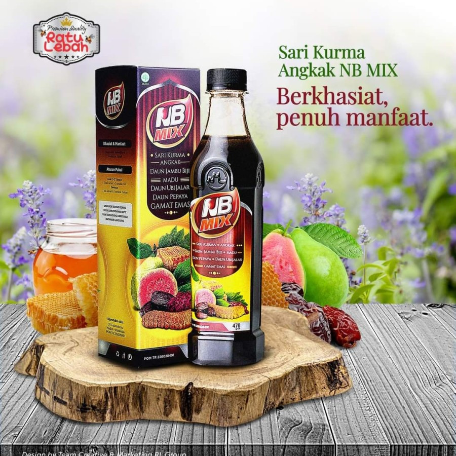 

Sari Kurma Madu Angkak SAKURA NB MIX Ratu Lebah plus Propolis Obat Typus Demam Tinggi&Menjaga Stamina Tubuh Original