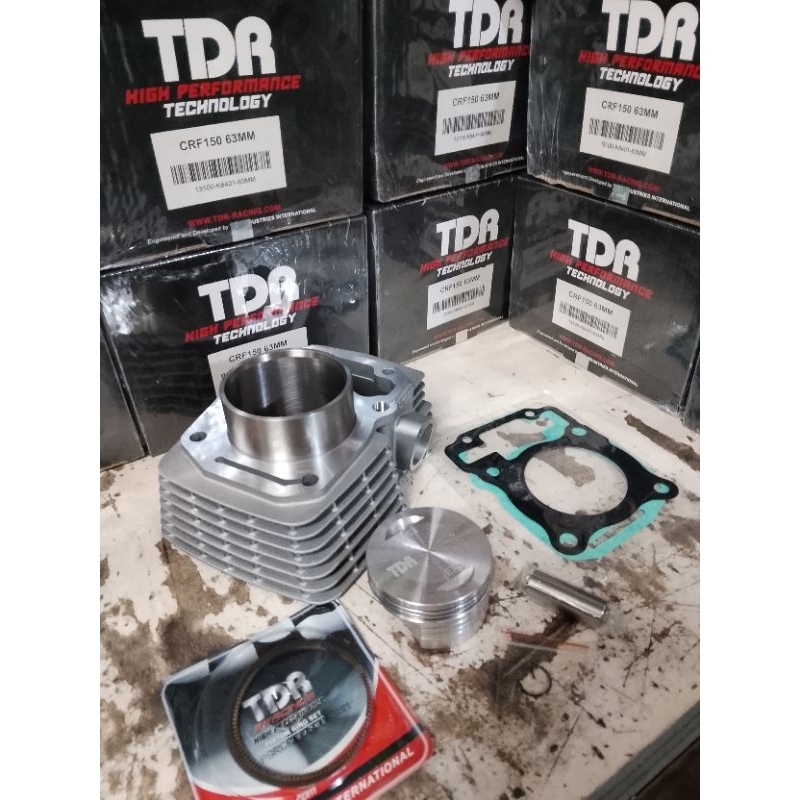 BLOK SET PISTON HONDA CRF 63mm TDR RACING