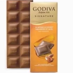 

Godiva Signature Almond & Honey Milk Chocolate