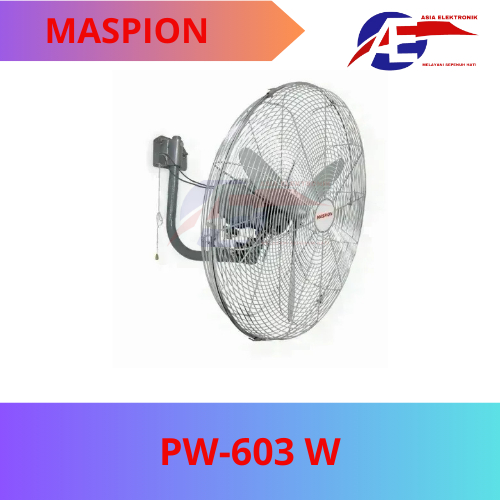 Kipas Angin Maspion PW-603 W | Wall Fan 24 Inch