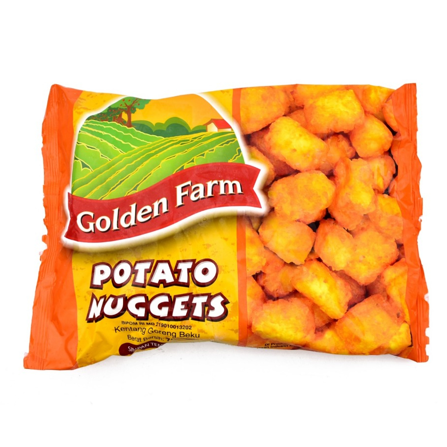 

FROZEN FOOD GOLDEN FARM POTATO NUGGET 750GRAM - DISASS JOGJA