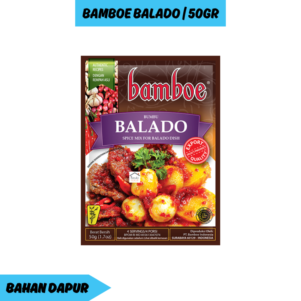 

Bamboe Bumbu Balado Bumbu Masakan Khas Indonesia