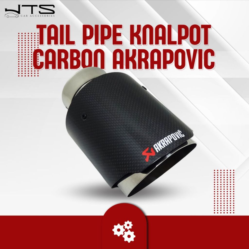 Tailpipe Knalpot Mobil Carbon Akrapovic