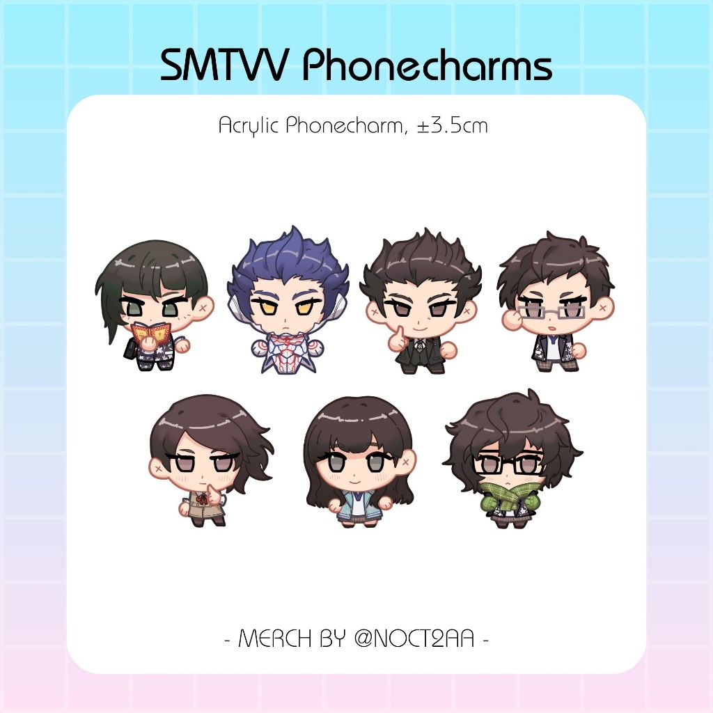SMTVV / Shin Megami Tensei V Phonecharms