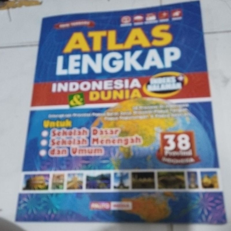 

BUKU ATLAS INDONESIA&DUNIA LENGKAP UKURAN BESAR