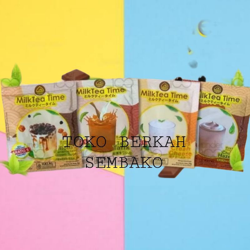 

(RENCENG) Minuman MILKTEA TIME Serbuk Instan Isi 10Pcs