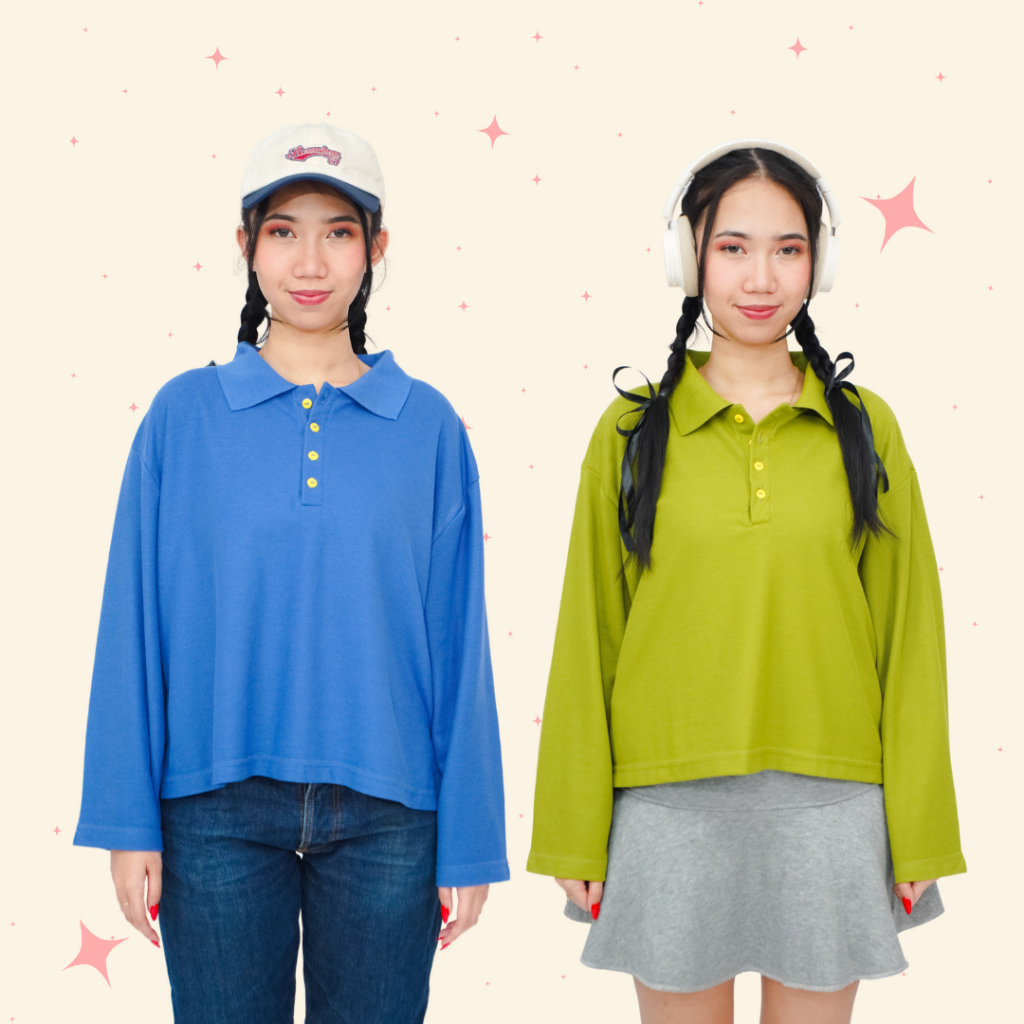 COTTON ISLAND POLO BERLYN I CROP TOP I POLO CROP TOP