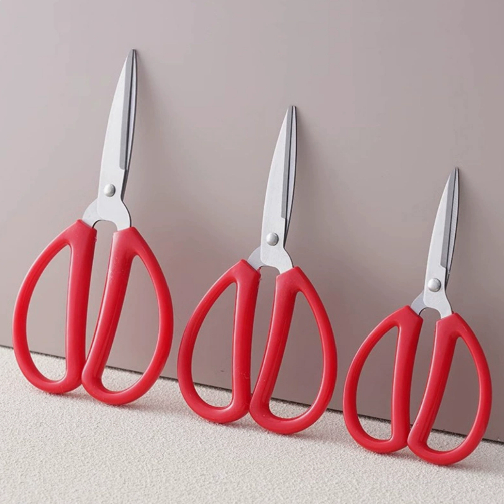 

[1 PCS] HOMEPROS Gunting Merah Multifungsi | Gunting Tajam Serbaguna Gagang Bulat Potong Bahan Kain Kertas