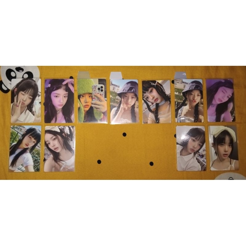 Photocard NEWJEANS HANNI OFFICIAL 《get up, bluebook, omg》 hanni bucket hat, hanni pita, hanni iphone
