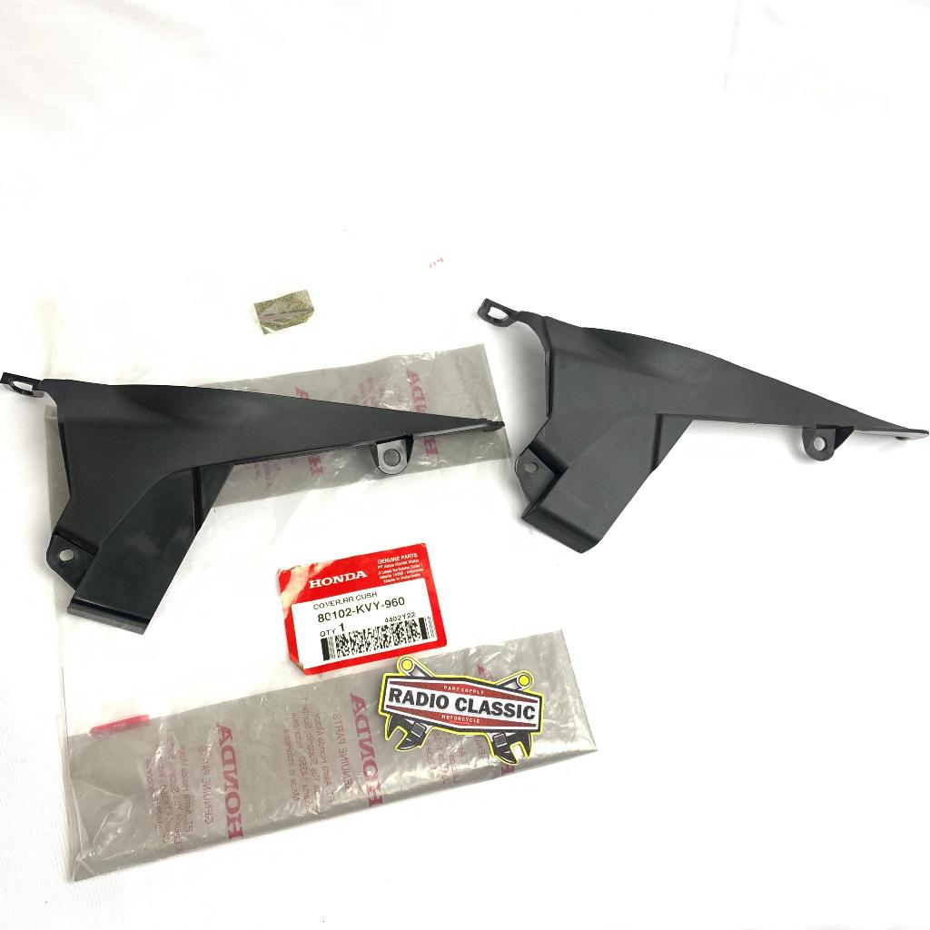 Caver Sambungan Body Belakang Tutup Shock Belakang Honda Beat Karbu Ori Ahm 80102KVY960