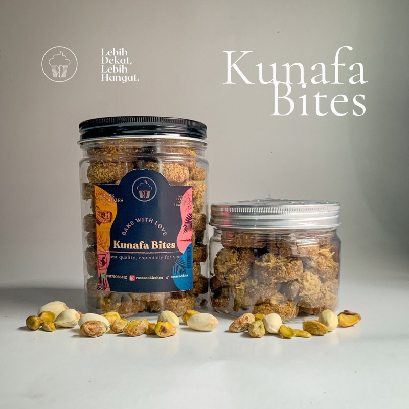 

Kunafa Bites by Ross Cookies (Extra Kunafa & Pistachio)