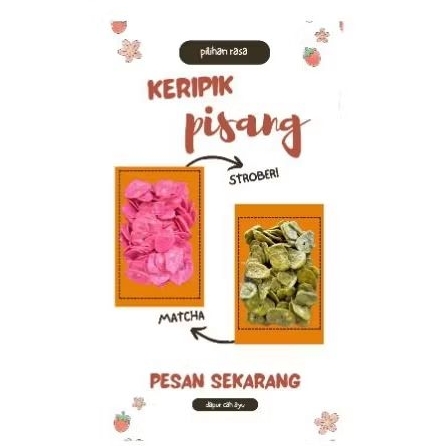 

Kripik Pisang Strawbery