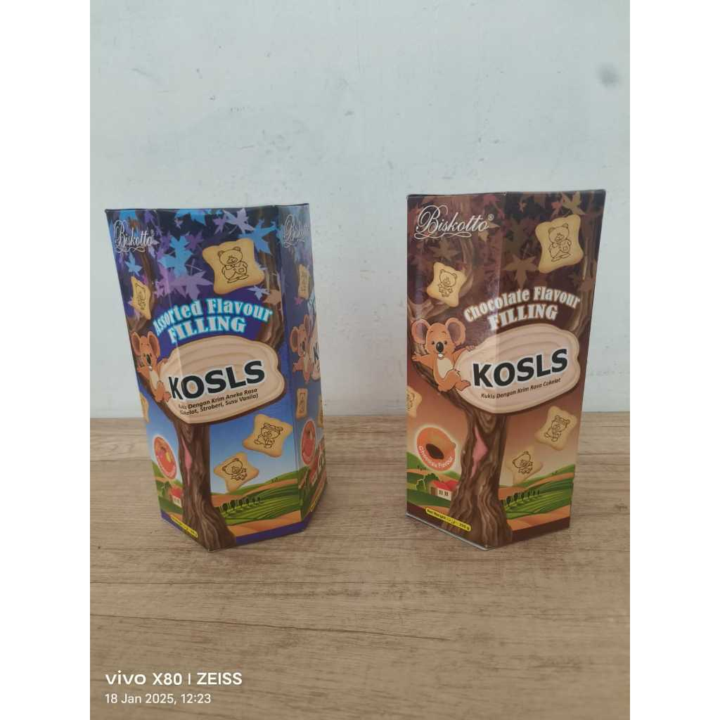 

Biskitop - KOSLS Biscuit - 200gram - Kukis dengan krim