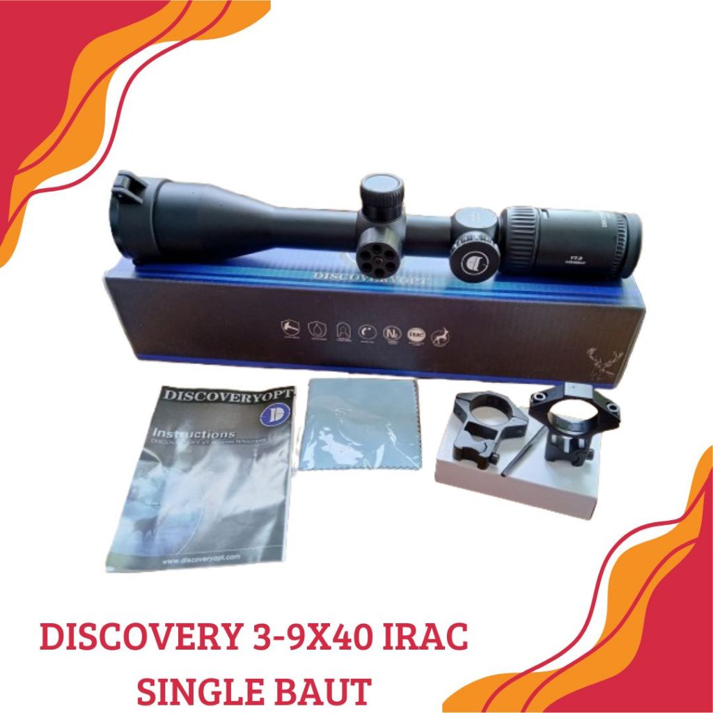 Teleskop DISCOVERY VT-R 3-9X40 IRAC mounting single baut