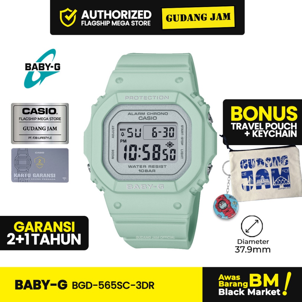 jam tangan baby g wanita Baby-G BabyG BGD 565 BGD-565SC-3DR BGD-565SC BGD-565 BGD 565SC