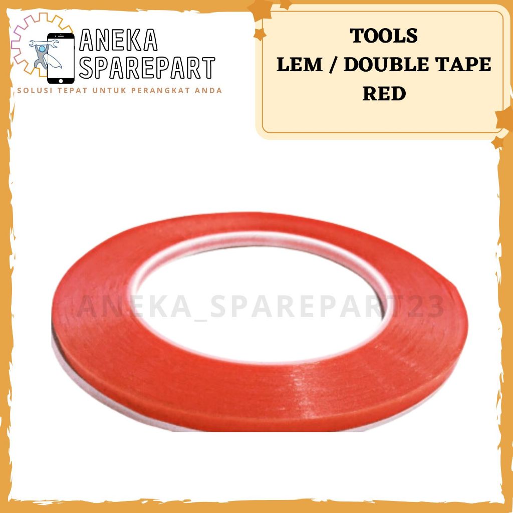 

HenJO Double Tape Merah 0.2 / Lem LCD Touchscreen / Lem Multi Fungsi / Lem