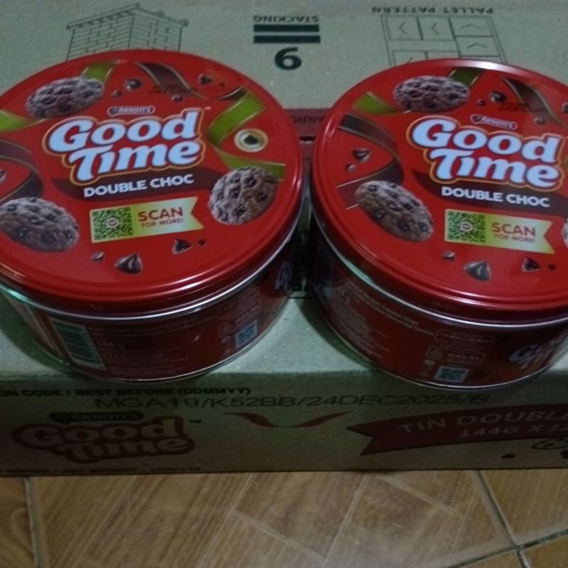 

good time double choc 144g