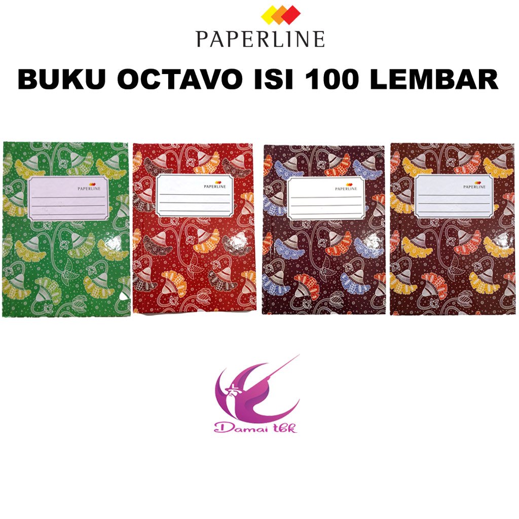 

Paperline buku oktavo isi 100 lembar