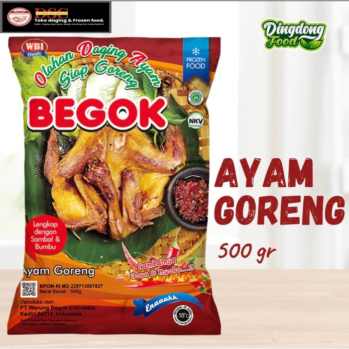 

Ayam Bakar Ayam Goreng Begok Ayam Utuh Frozen Siap Masak 500 gr