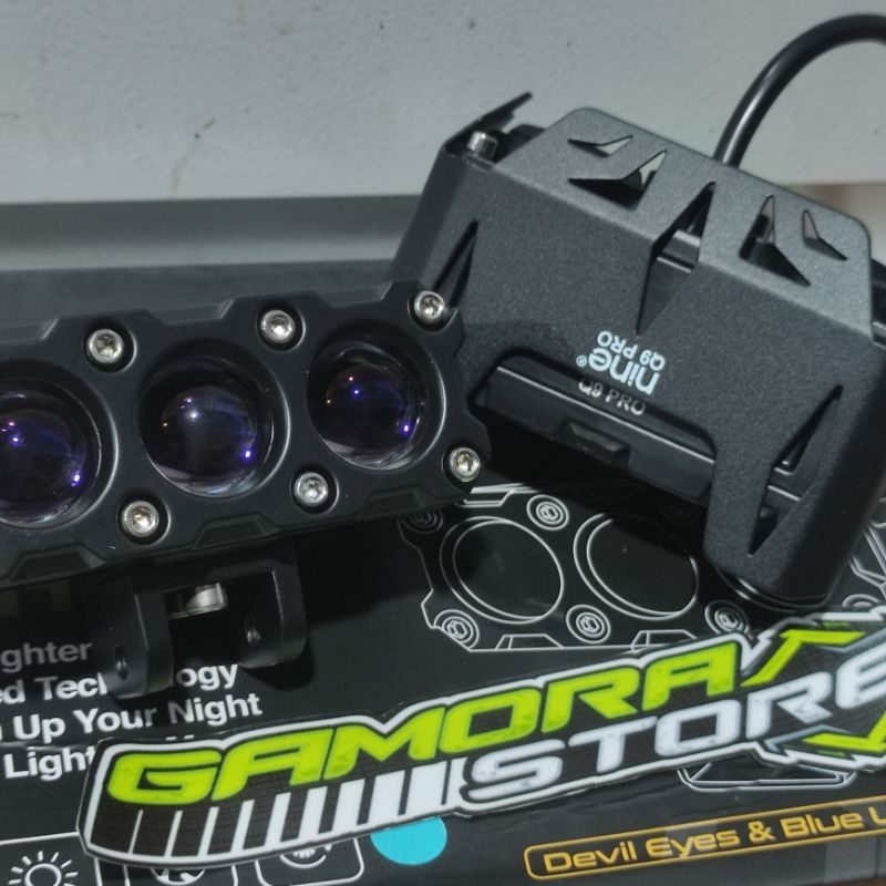 Mini Projie Luminos Q9 Pro Triple Lens Blue Lens Q9 PRO / LUMINOS Q9 PRO LASER LED / MINI PROJIE 3 M