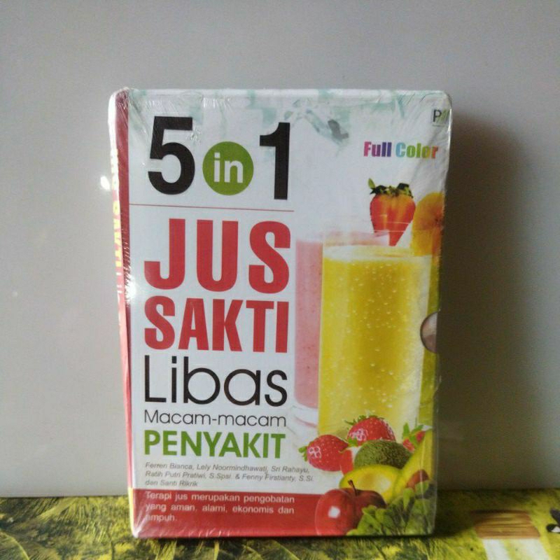 

majalah JUS SAKTI LIBAS MACAM - MACAM PENYAKIT 5 in 1 FULL COLOR