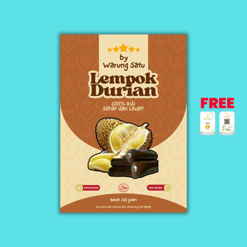 

Lempok Durian Asli 150 gram Lempok Sumatera Selatan