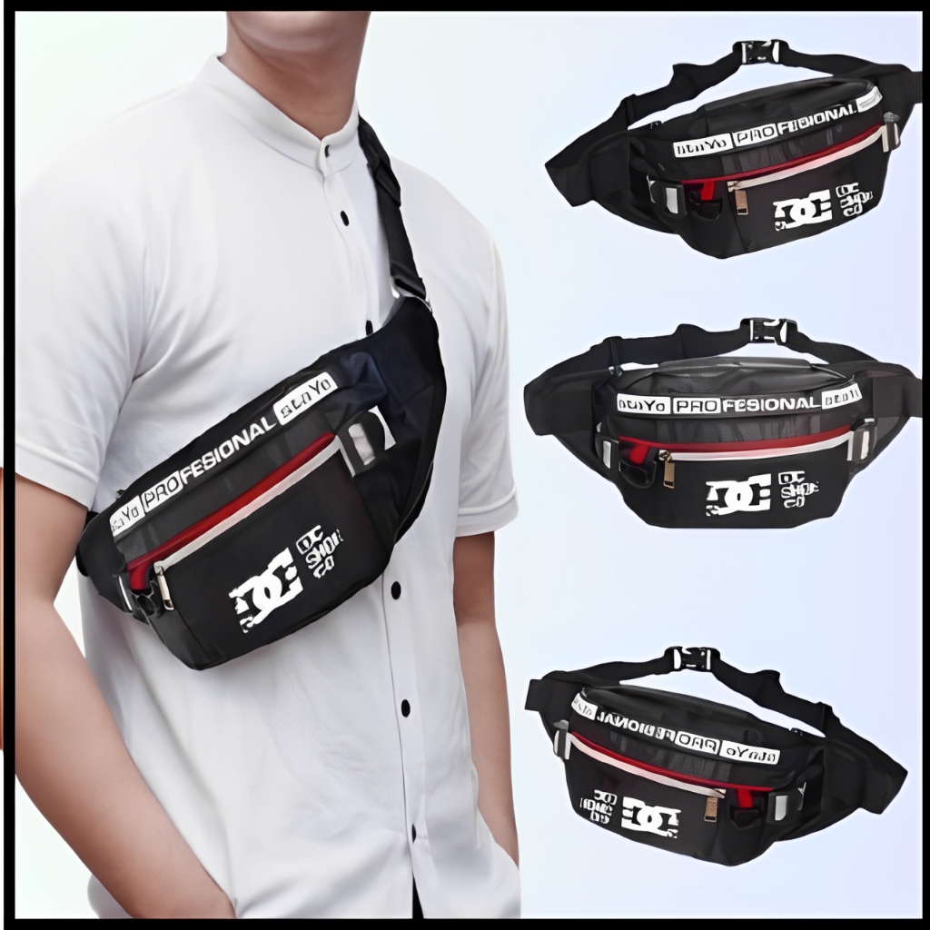 TAS SELEMPANG PRIA DC TAS PINGGANG PRIA WAITSBAG PRIA SLINGBAG PRIA HANDBAG PRIA TERLARIS