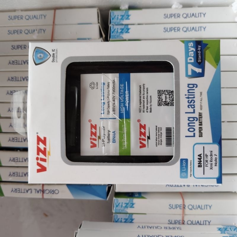 BATERAI VIZZ DOUBLE POWER REDMI NOTE 7/BN4A ORI VIZZ