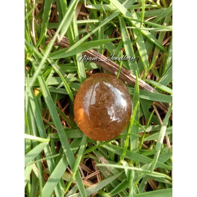 Natural Kecubung Teh..Batu Asli Kalimantan..