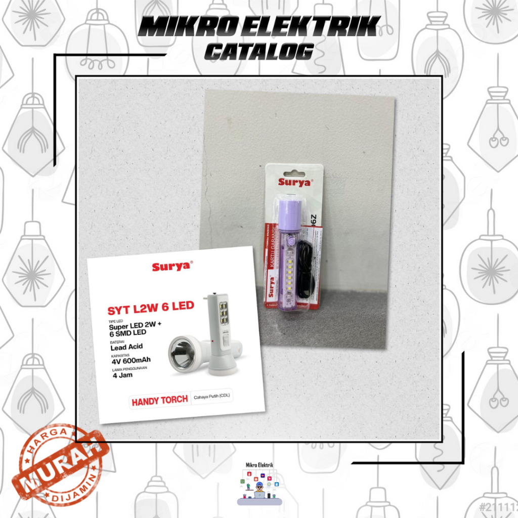 Senter Cas / Senter Tangan Surya