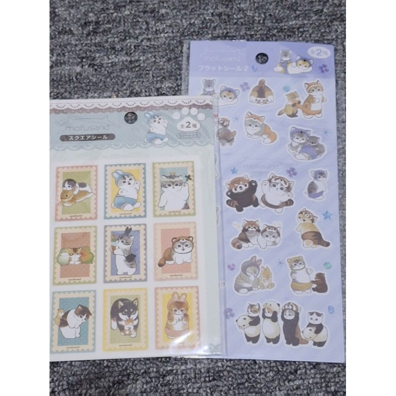 

Mofusand Stiker Motif Kucing seria sticker perangko rubah original