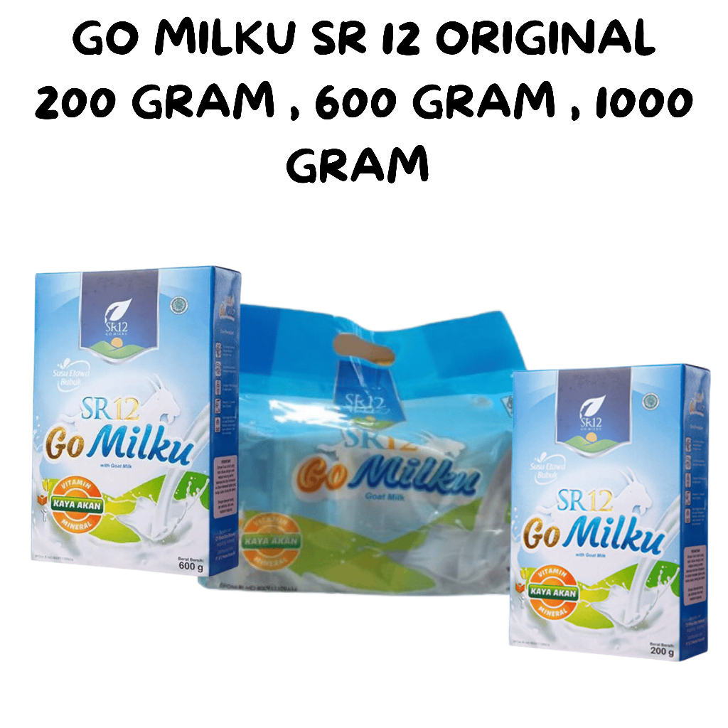 

GOMILKU SR12 ORIGINAL | Susu Kambing etawa