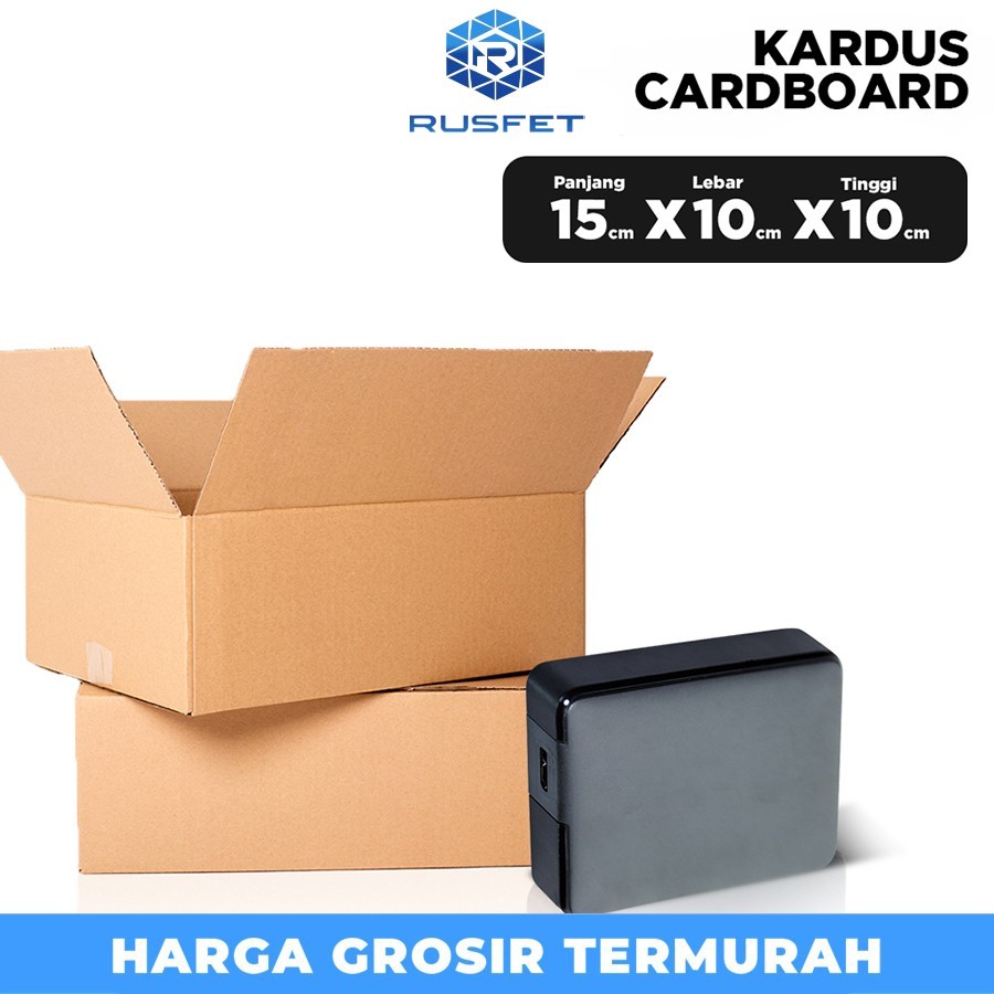 

KARDUS PACKING KARTON BOX 15x10x10cm Dus Kotak Packaging Polos tebal KARDUS BESAR