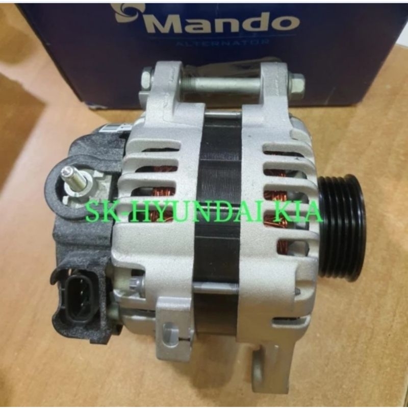 ALTERNATOR ASSY DINAMO AMPER 37300-03800  HYUNDAI GRAND AVEGA KAPPA - ASLI MANDO