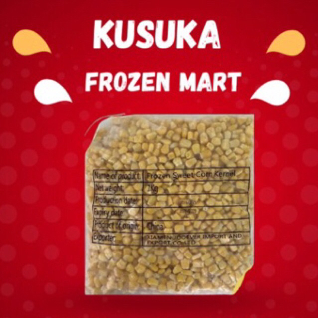 

FROZEN CUT CORN 1kg