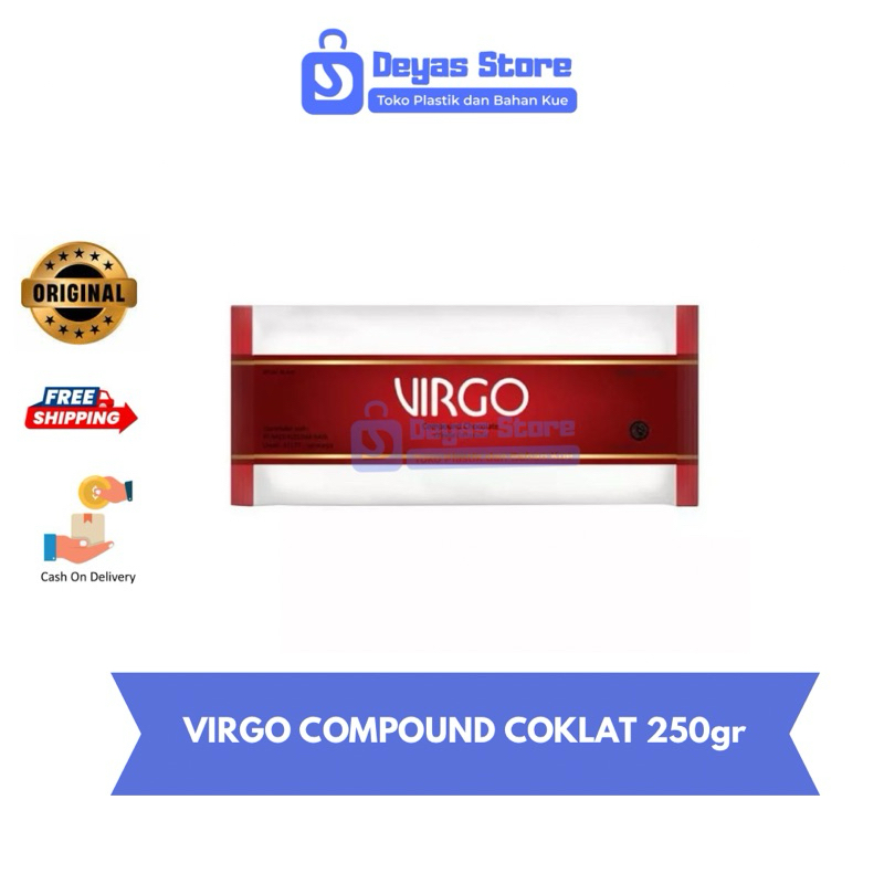 

VIRGO COKLAT COMPOUND/COKLAT BATANG 250gr