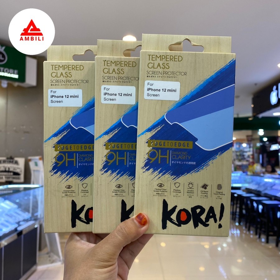 IPHONE 12 MINI TEMPERED GLASS ANTI GORES KORA