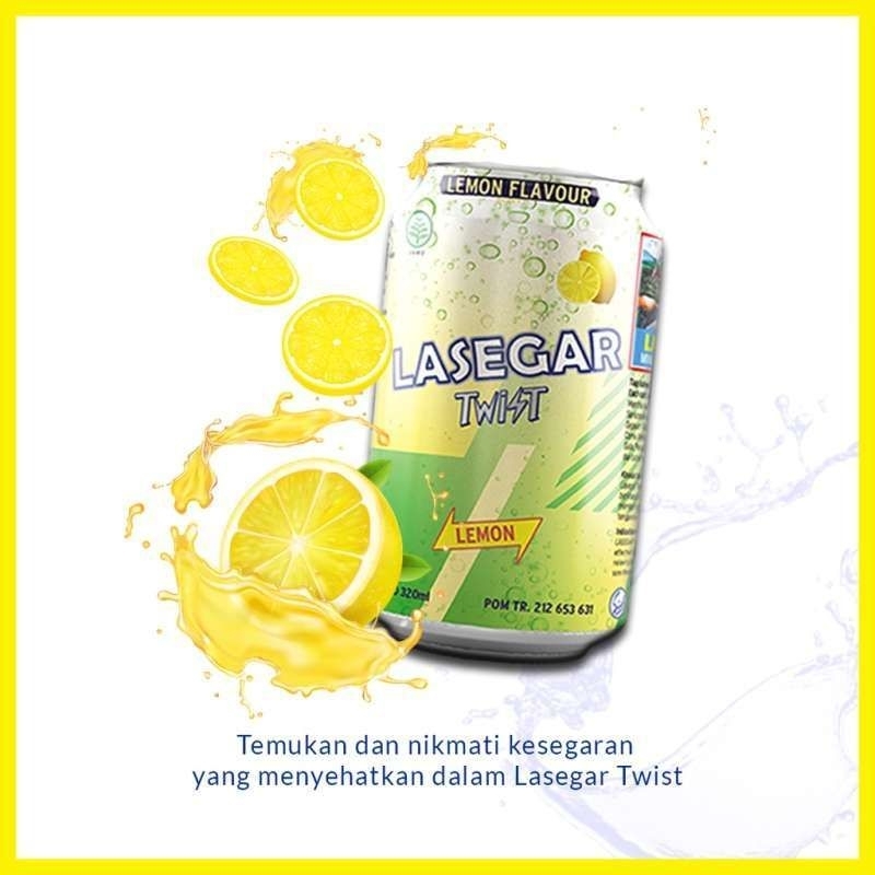 

Lasegar Twist Lemon 320ml