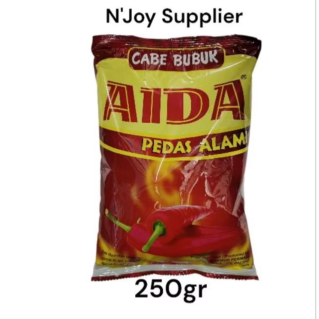 

Cabe Giling Aida Bubuk Cabai 250 gr & 500 gr