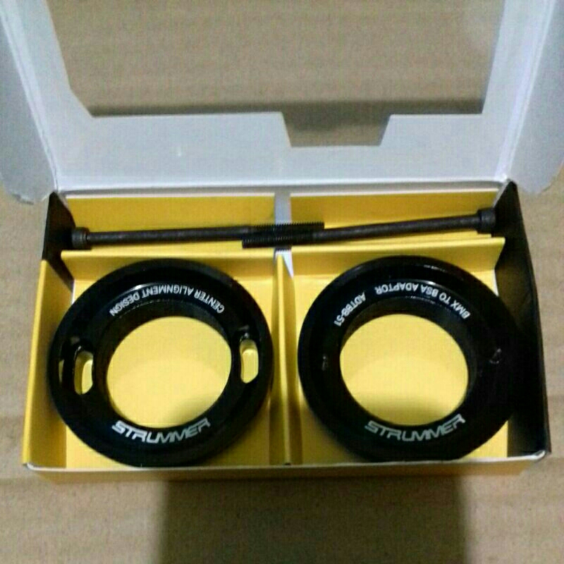 Adaptor BB bottom bracket Sepeda BMX USA dan Dahon bike ke BB kotak crank sepeda STRUMMER