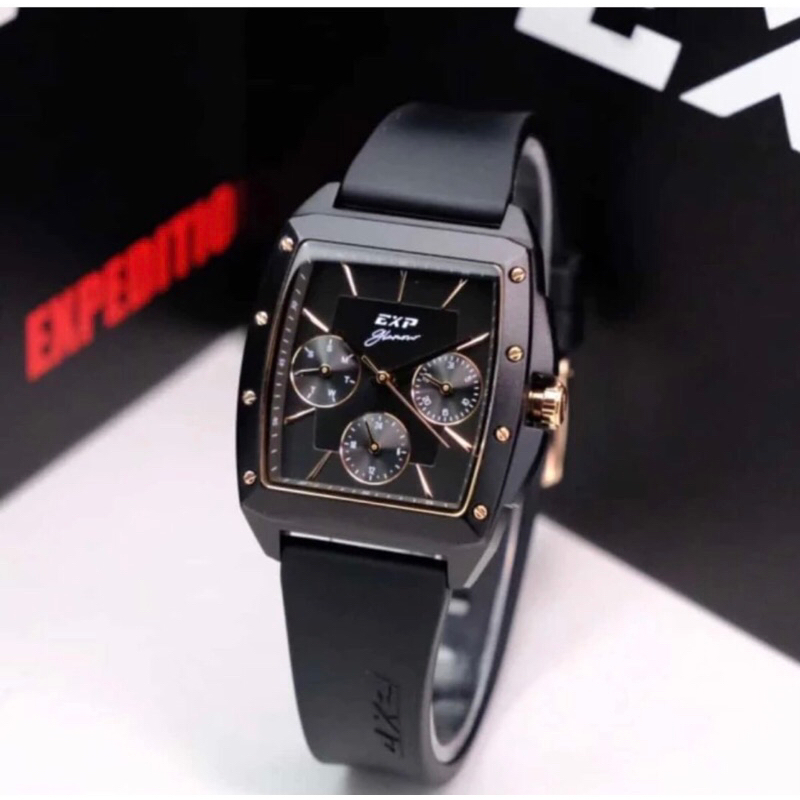 JAM TANGAN WANITA EXPEDITION EXP 6636BF / EXP 6636 glamour rubber [ORIGINAL]