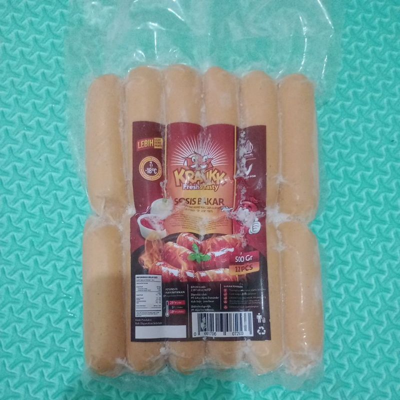 

SOSIS BAKAR FROZEN ISI 12PCS MERK KRAUK 500gr