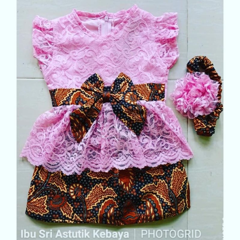 KEBAYA BROKLAT ANAK // KEBAYA BAYI TUJUH BULANAN // KOSTUM TURUN TANAH ADAT JAWA // KEBAYA LUCU GEMA