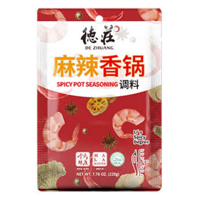 

DE ZHUANG Spicy Hot Base 45°/Saos Pedas 220gr